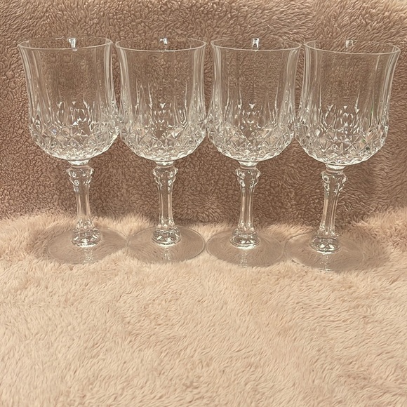 Longchamp - Cristal D’Arques Wine Glasses 4 glasses, 7 1/4 height - Picture 2 of 4
